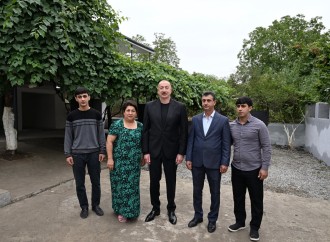 Prezident İlham Əliyev Xocalı rayonunun Badara kəndində olub