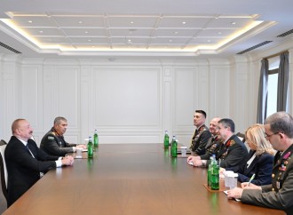 Prezident İlham Əliyev Türkiyə Silahlı Qüvvələrinin Baş Qərargah rəisini qəbul edib