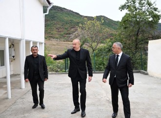 Prezident İlham Əliyev Xocalı rayonunun Seyidbəyli kəndində olub