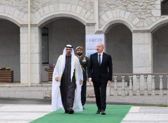 Birləşmiş Ərəb Əmirliklərinin Prezidentinin Şuşada rəsmi qarşılanma mərasimi olub