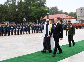 Birləşmiş Ərəb Əmirliklərinin Prezidentinin Şuşada rəsmi qarşılanma mərasimi olub