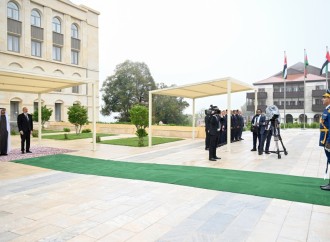 Birləşmiş Ərəb Əmirliklərinin Prezidentinin Şuşada rəsmi qarşılanma mərasimi olub
