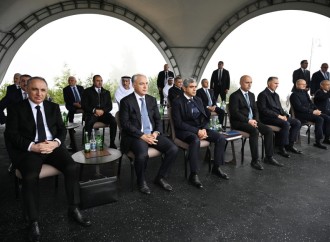Prezidentlər İlham Əliyev və Şeyx Məhəmməd bin Zayed Al Nəhyan Cıdır düzündə Qarabağ atlarının şousunu izləyiblər