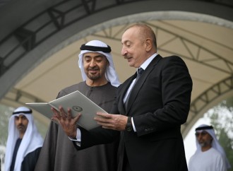 Prezidentlər İlham Əliyev və Şeyx Məhəmməd bin Zayed Al Nəhyan Cıdır düzündə Qarabağ atlarının şousunu izləyiblər