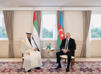 Prezident İlham Əliyevin Birləşmiş Ərəb Əmirliklərinin Prezidenti ilə təkbətək görüşü olub