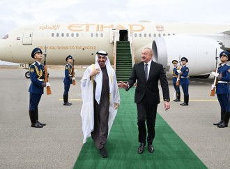 Birləşmiş Ərəb Əmirliklərinin Prezidenti Azərbaycana rəsmi səfərə gəlib