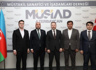 Azərbaycanın Türkiyədəki Ticarət Nümayəndəsi Tamerlan Tağıyev MÜSİAD Azərbaycan dərnək mərkəzini ziyarət edib