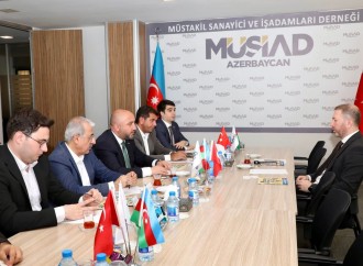 Azərbaycanın Türkiyədəki Ticarət Nümayəndəsi Tamerlan Tağıyev MÜSİAD Azərbaycan dərnək mərkəzini ziyarət edib