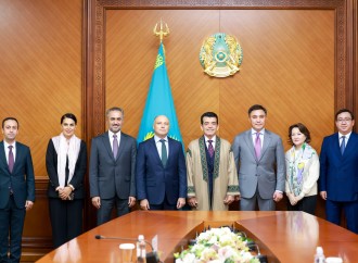 Türk mədəniyyəti və irsi fondunun təşəbbüsü ilə ICESCO-nun baş direktoru və Çimkənd vilayətinin akimi bir araya gəlib