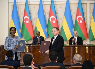Azərbaycan ilə Ruanda arasında imzalanmış sənədlər mübadilə olunub, sonra Prezidentlər mətbuata bəyanatlarla çıxış ediblər