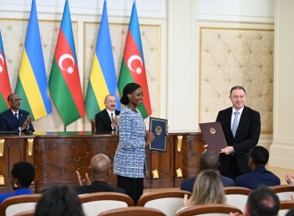 Azərbaycan ilə Ruanda arasında imzalanmış sənədlər mübadilə olunub, sonra Prezidentlər mətbuata bəyanatlarla çıxış ediblər