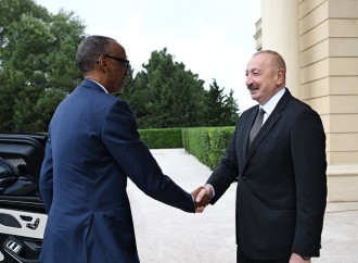 Ruanda Prezidentinin rəsmi qarşılanma mərasimi olub