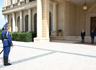 Ruanda Prezidentinin rəsmi qarşılanma mərasimi olub