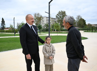 Prezident İlham Əliyev Gəncə Memorial Kompleksinin açılışında iştirak edib