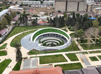Prezident İlham Əliyev Gəncə Memorial Kompleksinin açılışında iştirak edib