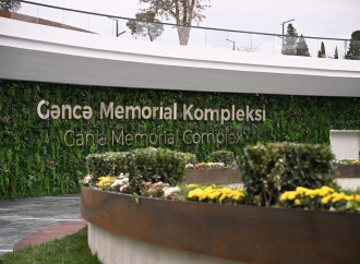 Prezident İlham Əliyev Gəncə Memorial Kompleksinin açılışında iştirak edib