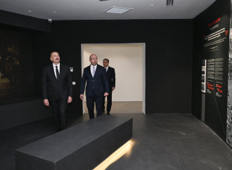 Prezident İlham Əliyev Gəncə Memorial Kompleksinin açılışında iştirak edib