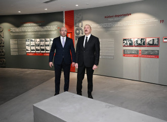 Prezident İlham Əliyev Gəncə Memorial Kompleksinin açılışında iştirak edib