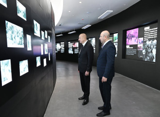 Prezident İlham Əliyev Gəncə Memorial Kompleksinin açılışında iştirak edib