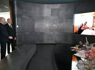 Prezident İlham Əliyev Gəncə Memorial Kompleksinin açılışında iştirak edib