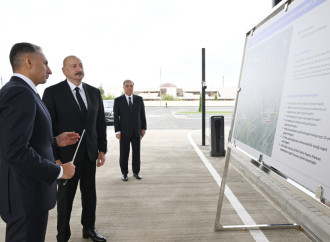 Prezident İlham Əliyev “BakuBus” MMC-nin Gəncə Avtoparkının açılışında iştirak edib