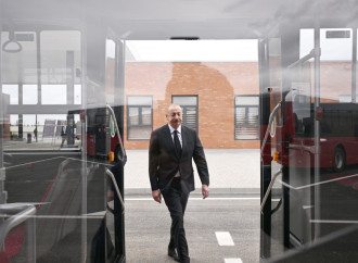 Prezident İlham Əliyev “BakuBus” MMC-nin Gəncə Avtoparkının açılışında iştirak edib