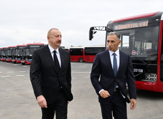 Prezident İlham Əliyev “BakuBus” MMC-nin Gəncə Avtoparkının açılışında iştirak edib