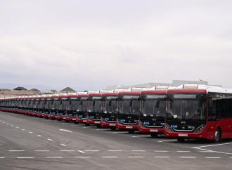 Prezident İlham Əliyev “BakuBus” MMC-nin Gəncə Avtoparkının açılışında iştirak edib