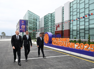 Prezident İlham Əliyev Yevlax Olimpiya İdman Kompleksinin açılışında iştirak edib