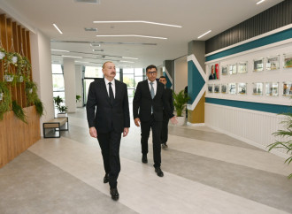 Prezident İlham Əliyev Yevlax Olimpiya İdman Kompleksinin açılışında iştirak edib
