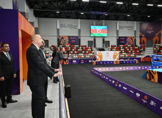 Prezident İlham Əliyev Yevlax Olimpiya İdman Kompleksinin açılışında iştirak edib