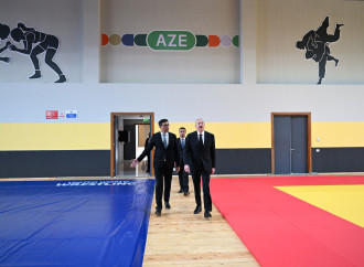 Prezident İlham Əliyev Yevlax Olimpiya İdman Kompleksinin açılışında iştirak edib