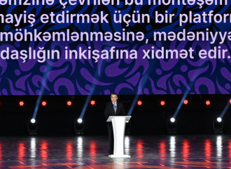 Gəncədə III MDB Oyunlarının açılış mərasimi keçirilir Prezident İlham Əliyev və Birinci xanım Mehriban Əliyeva tədbiri izləyiblər