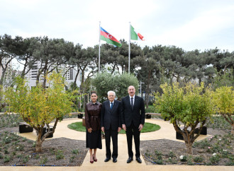 Prezident İlham Əliyev, birinci xanım Mehriban Əliyeva və Prezident Sercio Mattarella Bakıda İtaliya-Azərbaycan Universitetinin ilk tədris korpuslarının açılışı olub