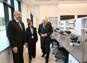 Prezident İlham Əliyev, birinci xanım Mehriban Əliyeva və Prezident Sercio Mattarella Bakıda İtaliya-Azərbaycan Universitetinin ilk tədris korpuslarının açılışı olub
