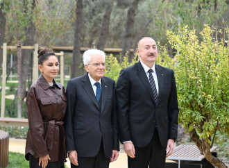 Prezident İlham Əliyev, birinci xanım Mehriban Əliyeva və Prezident Sercio Mattarella Bakıda İtaliya-Azərbaycan Universitetinin ilk tədris korpuslarının açılışı olub