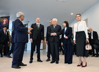 Prezident İlham Əliyev, birinci xanım Mehriban Əliyeva və Prezident Sercio Mattarella Bakıda İtaliya-Azərbaycan Universitetinin ilk tədris korpuslarının açılışı olub