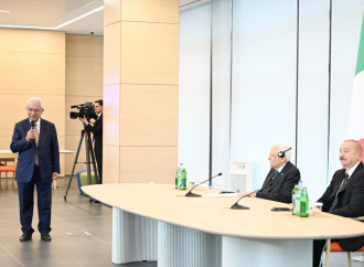 Prezident İlham Əliyev, birinci xanım Mehriban Əliyeva və Prezident Sercio Mattarella Bakıda İtaliya-Azərbaycan Universitetinin ilk tədris korpuslarının açılışı olub