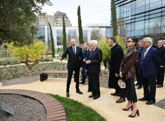 Prezident İlham Əliyev, birinci xanım Mehriban Əliyeva və Prezident Sercio Mattarella Bakıda İtaliya-Azərbaycan Universitetinin ilk tədris korpuslarının açılışı olub