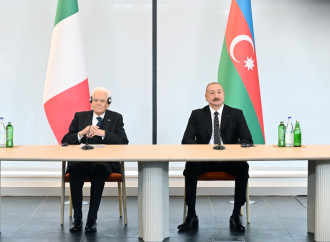 Prezident İlham Əliyev, birinci xanım Mehriban Əliyeva və Prezident Sercio Mattarella Bakıda İtaliya-Azərbaycan Universitetinin ilk tədris korpuslarının açılışı olub