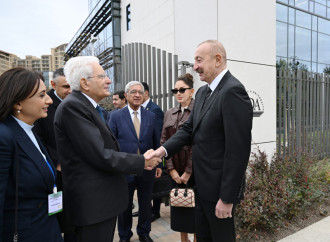 Prezident İlham Əliyev, birinci xanım Mehriban Əliyeva və Prezident Sercio Mattarella Bakıda İtaliya-Azərbaycan Universitetinin ilk tədris korpuslarının açılışı olub