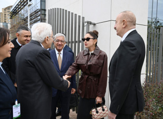 Prezident İlham Əliyev, birinci xanım Mehriban Əliyeva və Prezident Sercio Mattarella Bakıda İtaliya-Azərbaycan Universitetinin ilk tədris korpuslarının açılışı olub