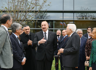 Prezident İlham Əliyev, birinci xanım Mehriban Əliyeva və Prezident Sercio Mattarella Bakıda İtaliya-Azərbaycan Universitetinin ilk tədris korpuslarının açılışı olub