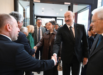 Prezident İlham Əliyev, birinci xanım Mehriban Əliyeva və Prezident Sercio Mattarella Bakıda İtaliya-Azərbaycan Universitetinin ilk tədris korpuslarının açılışı olub