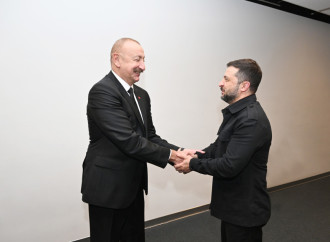 Prezident İlham Əliyevin Kopenhagendə Ukrayna Prezidenti ilə görüşü olub