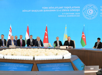 Prezident İlham Əliyev Türk Dövlətləri Təşkilatının Dövlət Başçıları Şurasının 12-ci Zirvə Görüşündə çıxış edib