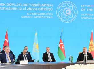 Prezident İlham Əliyev Türk Dövlətləri Təşkilatının Dövlət Başçıları Şurasının 12-ci Zirvə Görüşündə çıxış edib