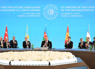 Prezident İlham Əliyev Türk Dövlətləri Təşkilatının Dövlət Başçıları Şurasının 12-ci Zirvə Görüşündə çıxış edib