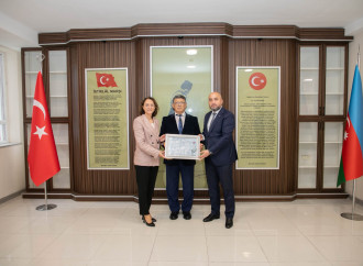 MÜSİAD Azərbaycan Bakı Türk Anadolu Liseyinin Əhmədli filialını ziyarət edib