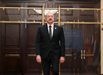 Prezident İlham Əliyev MDB Dövlət Başçıları Şurasının iclasında iştirak etmək üçün Düşənbədəki "Millət" sarayına gəlib